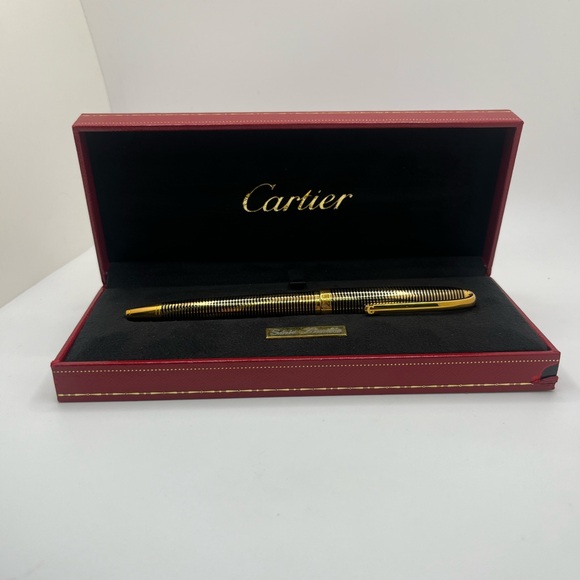 CARTIER Louis Cartier Limited Edition Python Ballpoint Pen - Picture 2 of 12